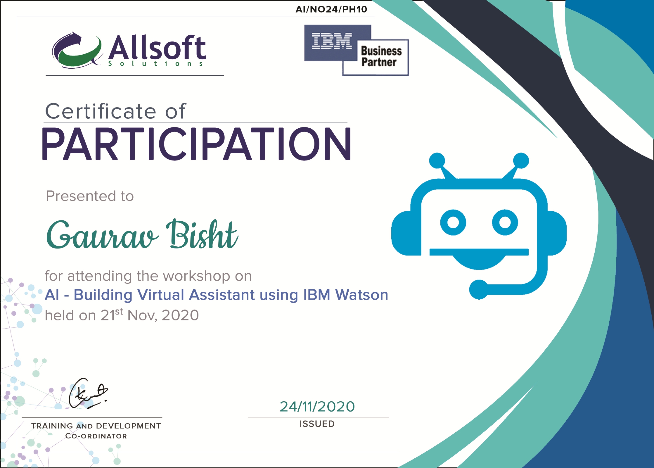 AI - Building Virtual Assistant using IBM Watson